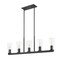 Z-Lite Titus 5 Light Linear Chandelier, 5in. W x 12in. H, Matte Black 826-5L-MB - alternate 8